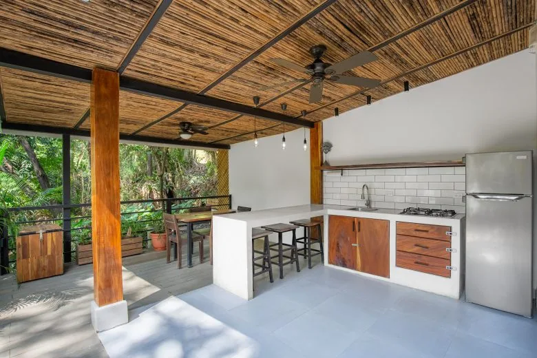 Loft Apartment interior at Makanas Beach Bungalows, Santa Teresa